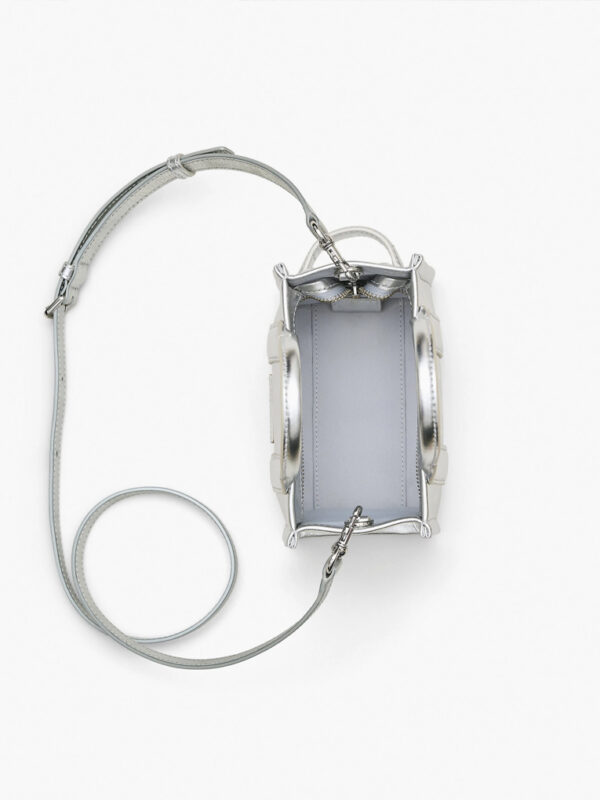 MARC JACOBS - THE METALLIC LEATHER CROSSBODY TOTE BAG