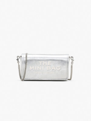 MARC JACOBS - THE METALLIC LEATHER CHAIN MINI BAG