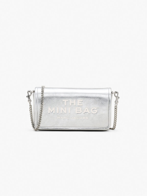 MARC JACOBS - THE METALLIC LEATHER CHAIN MINI BAG