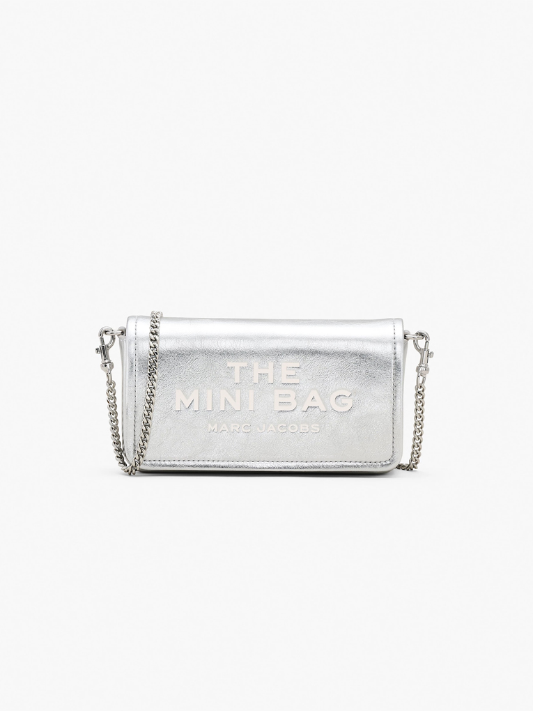MARC JACOBS - THE METALLIC LEATHER CHAIN MINI BAG