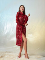 LORETTA DRESS - Red