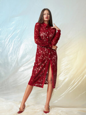 LORETTA DRESS - Red