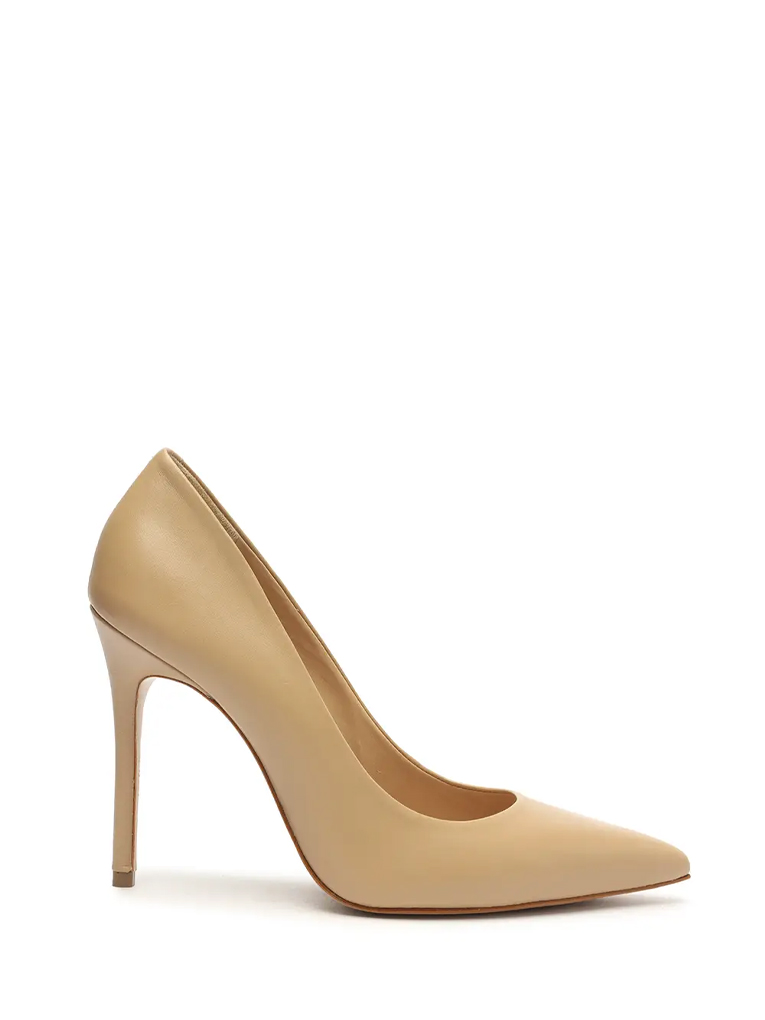 SCHUTZ - LEATHER PUMPS WITH THIN TOE