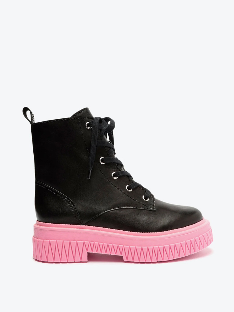 SCHUTZ - JORDAN LEATHER BOOTS