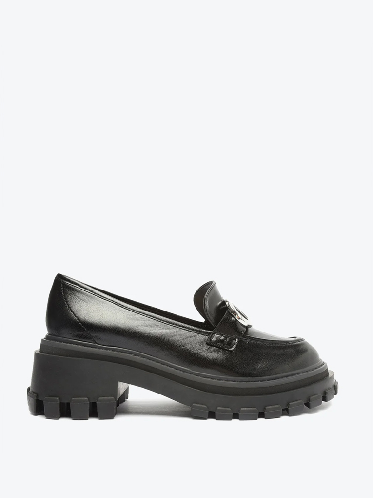 SCHUTZ - LEATHER MOCCASIN