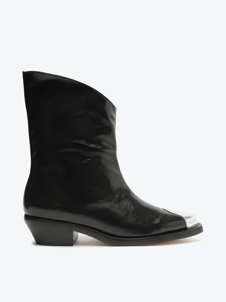SCHUTZ - LEATHER WESTERN BOOT