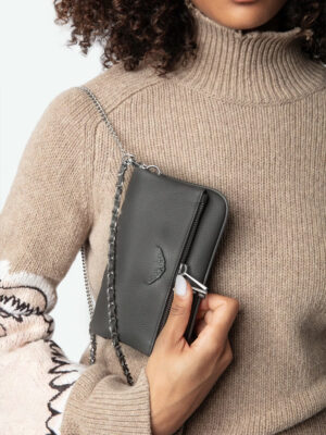ZADIG & VOLTAIRE - ROCK NANO CLUTCH - Road