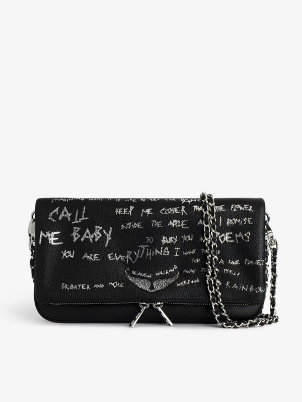 ZADIG & VOLTAIRE - ROCK CLUTCH - Black