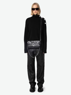 ZADIG & VOLTAIRE - ROCK CLUTCH - Black