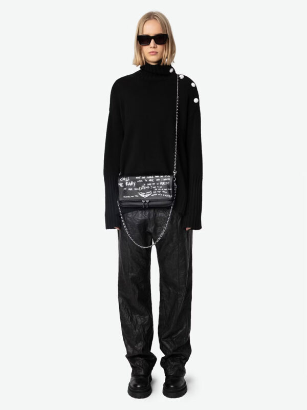 ZADIG & VOLTAIRE - ROCK CLUTCH - Black