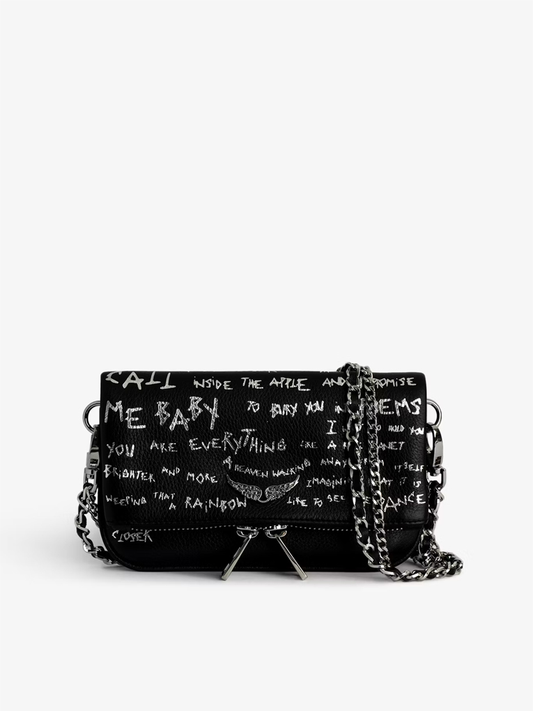 ZADIG & VOLTAIRE - ROCK NANO CLUTCH - Black