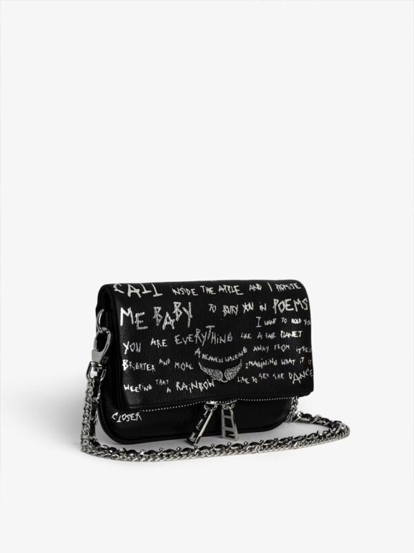 ZADIG & VOLTAIRE - ROCK NANO CLUTCH - Black