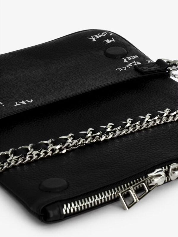 ZADIG & VOLTAIRE - ROCK NANO CLUTCH - Black