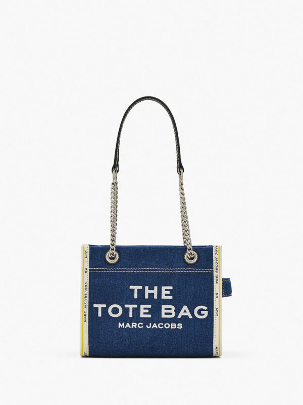 MARC JACOBS - THE DENIM CHAIN SMALL TOTE BAG