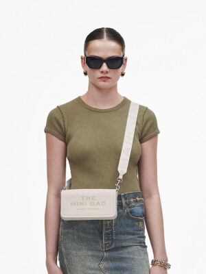 MARC JACOBS - THE LEATHER MINI BAG - Cotton