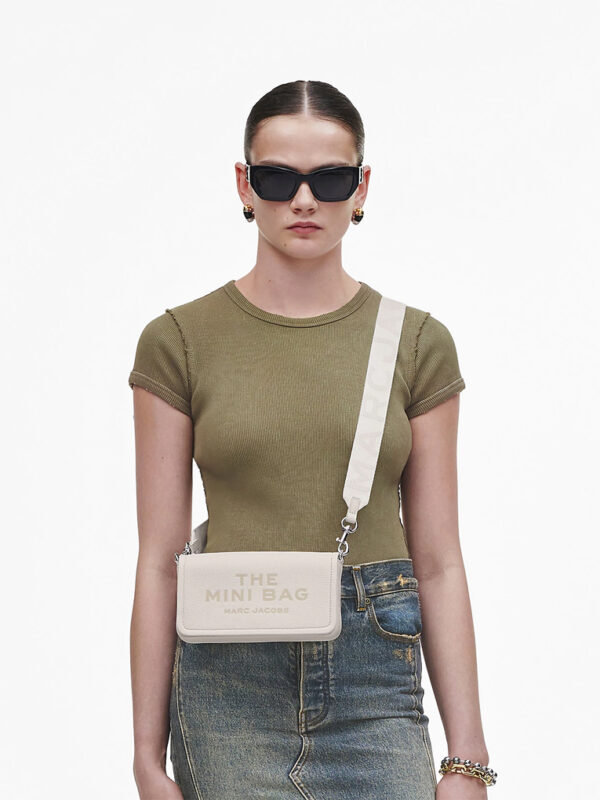 MARC JACOBS - THE LEATHER MINI BAG - Cotton