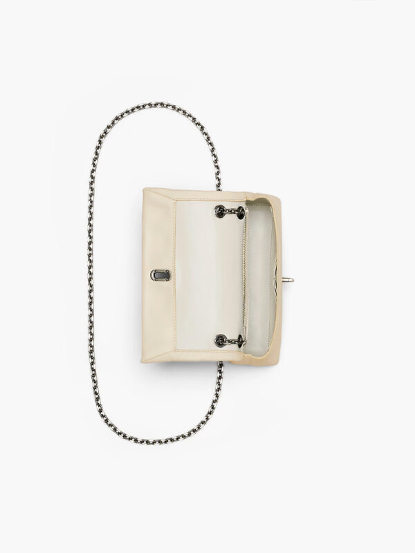 MARC JACOBS – THE DUAL CHAIN MINI BAG – Cloud white