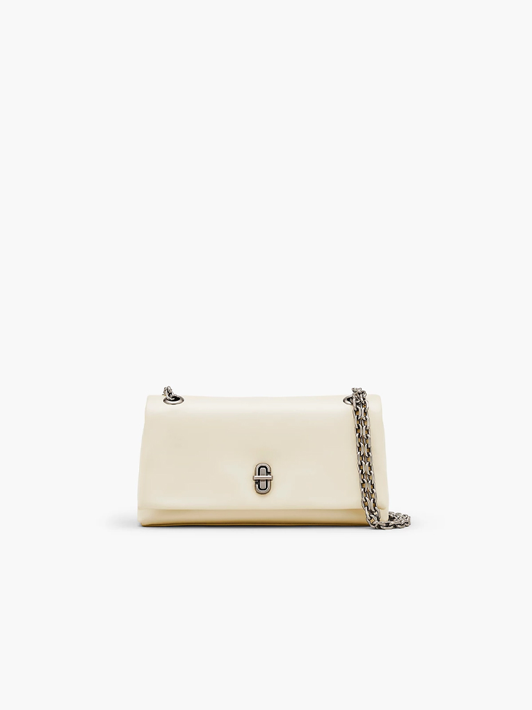 MARC JACOBS – THE DUAL CHAIN MINI BAG – Cloud white