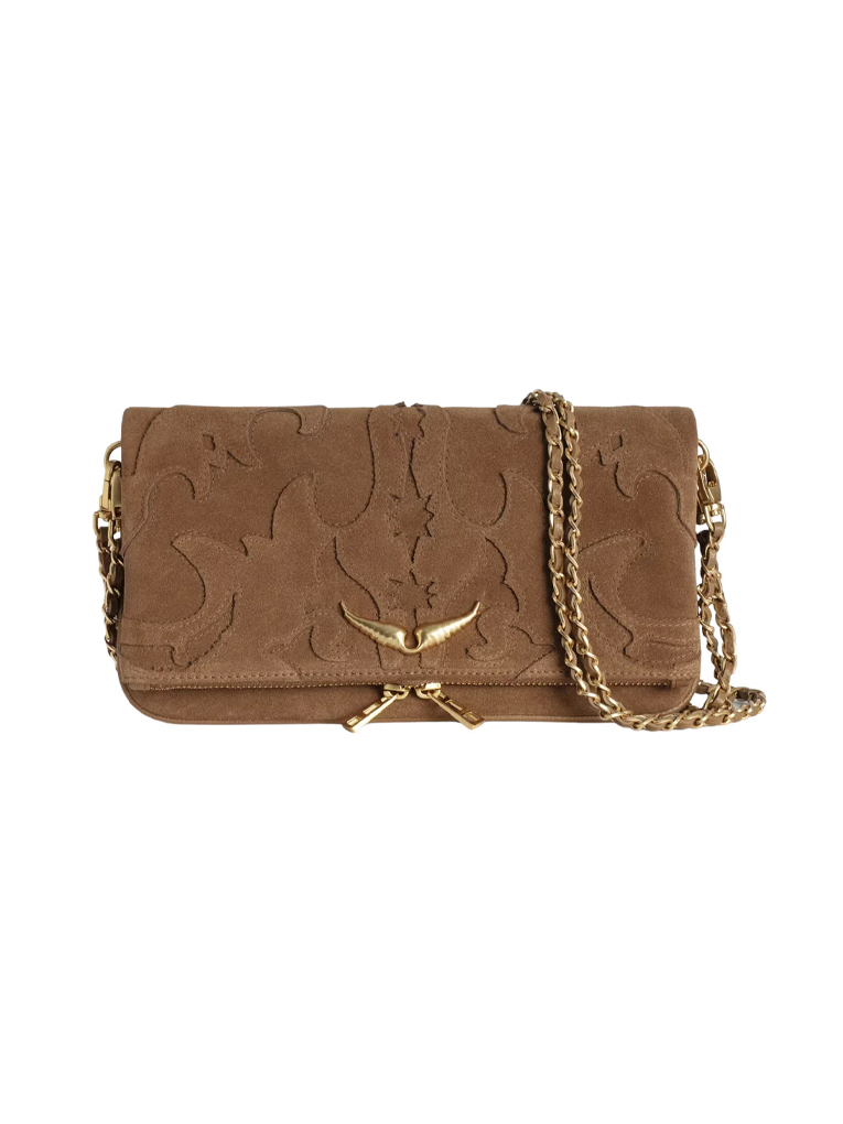 ZADIG & VOLTAIRE - ROCK SUEDE CLUTCH