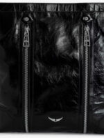 ZADIG & VOLTAIRE – SUNNY HOBO VINTAGE PATENT BAG