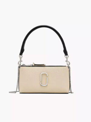 MARC JACOBS - THE SNAPSHOT CONVERTIBLE SHOULDER BAG - Cotton white multi