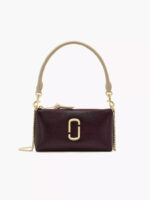 MARC JACOBS - THE SNAPSHOT CONVERTIBLE SHOULDER BAG - Dark plum multi