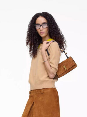 MARC JACOBS - THE SUEDE MINI DUAL SHOULDER BAG