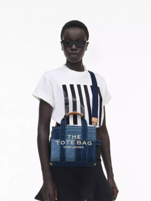 MARC JACOBS - THE DENIM SMALL TOTE BAG